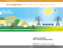 Tablet Screenshot of energiestro.fr